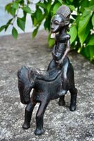 alte afrikanische Reiterstatue SENUFO  H 35.5cm Z156