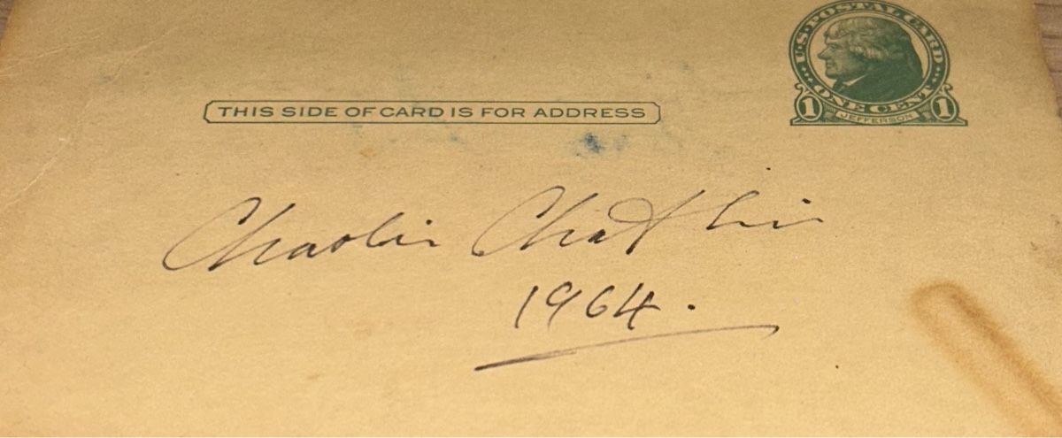 Autografi: Charlie Chaplin autographe signature – Usato da Ardon venduto da mickey1993 1