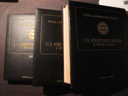 USA FDC 1975 / 1978  Specialcovers 3 black Alben
