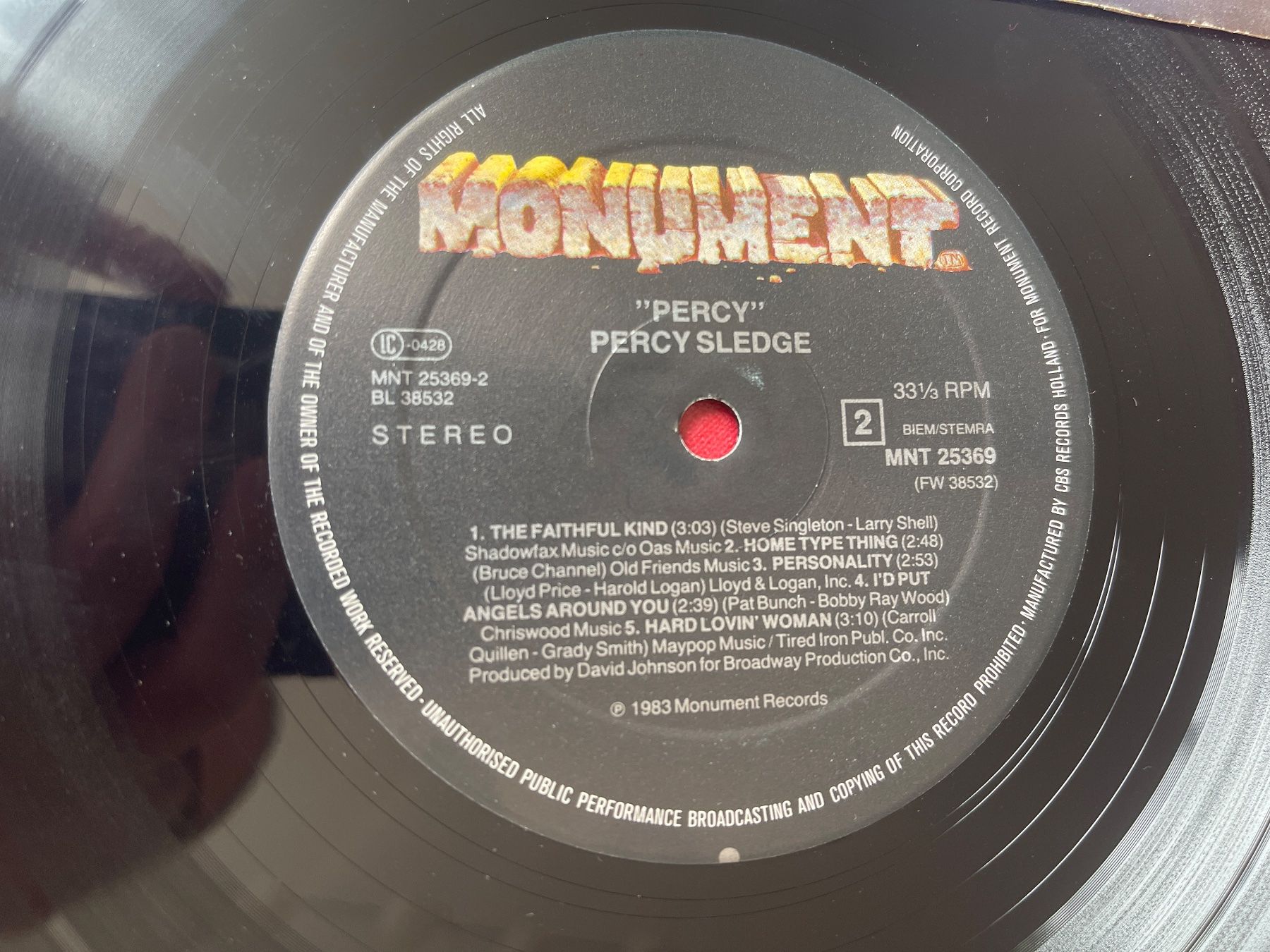 Vinyles: A589/Percy Sledge-Percy – D'occasion à Frutigen par Philippe_jsp 2