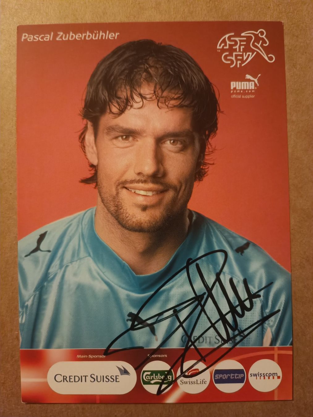 Autographes: Pascal Zuberbühler - handsignierte SFV Autogrammkarte – D'occasion à Menziken par Artographs