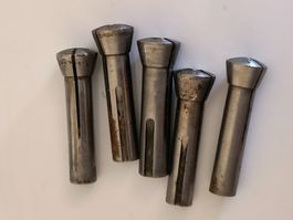 5 Schaublin P4.5 Spannzangen 1,0-3,0mm gebraucht siehe Fotos