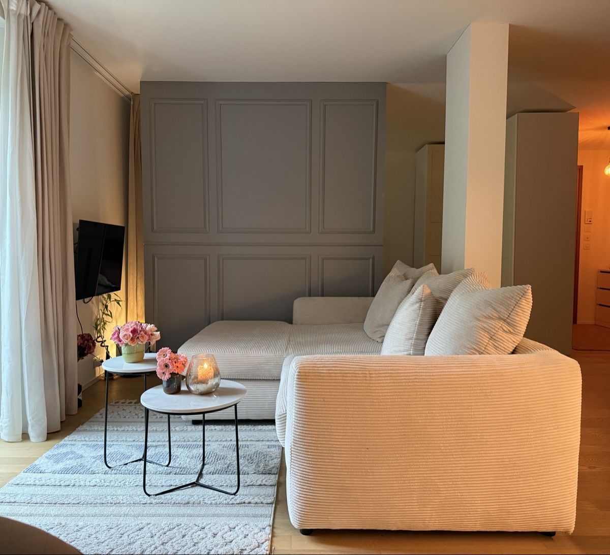 Divani: Ecksofa Cord naturfarben / beige – Usato da Zürich venduto da hub_xzw7 1