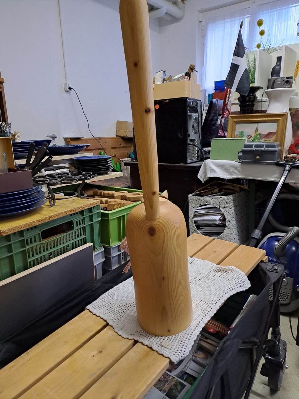 Statuette: Holzkatze Dekoration – Usato da Zürich venduto da Schoebi19 4