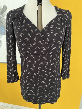 Vive Maria Shirt, Grösse L, Top Zustand, schwarz gemustert
