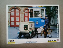 Ak Tram Museum Zürich Werbung Tram Post