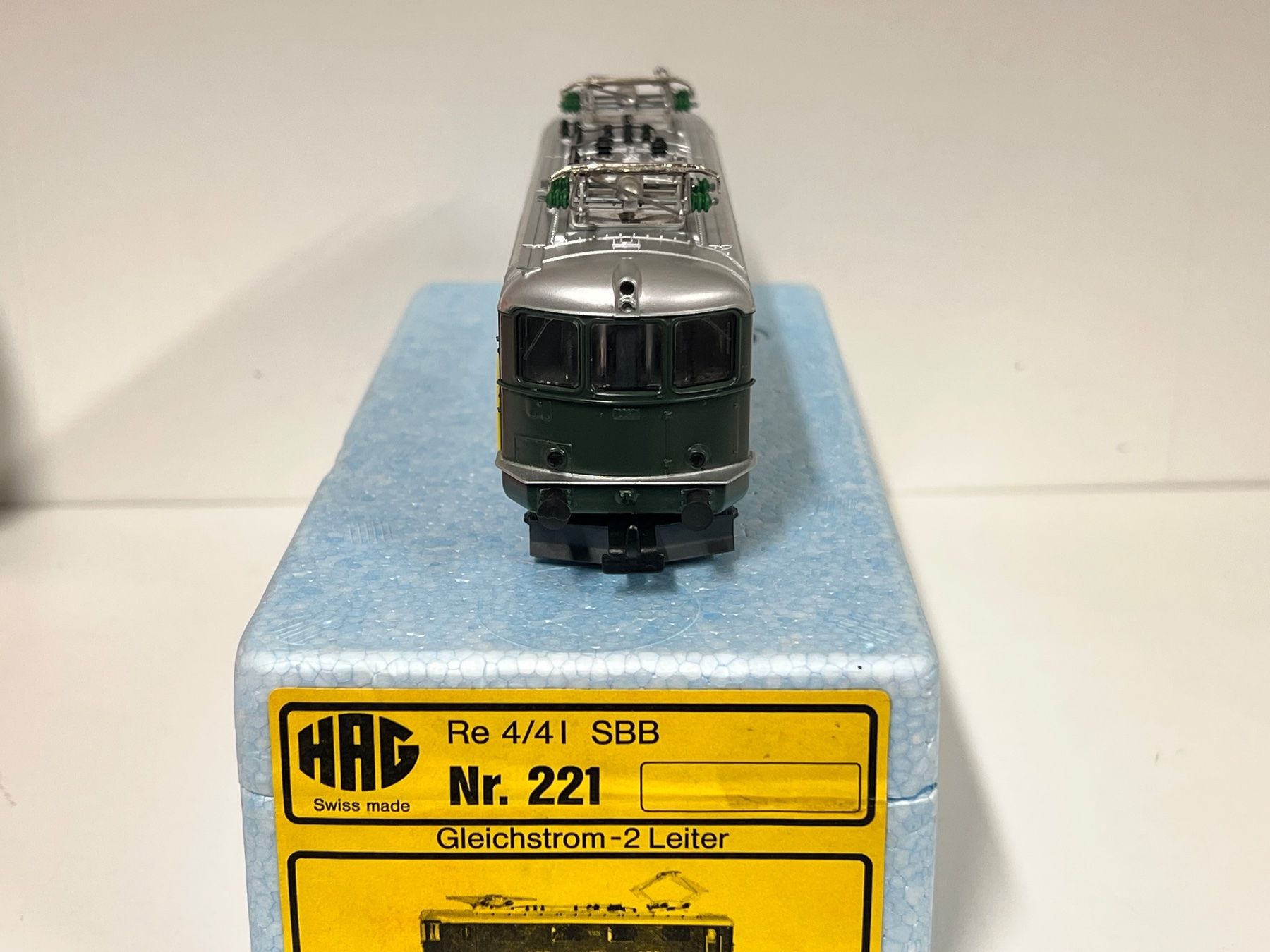 Hag Modellini di ferrovie: HAG Re 4/4 I SBB Nr. 221 – Usato da Geroldswil venduto da TopTrain54 3