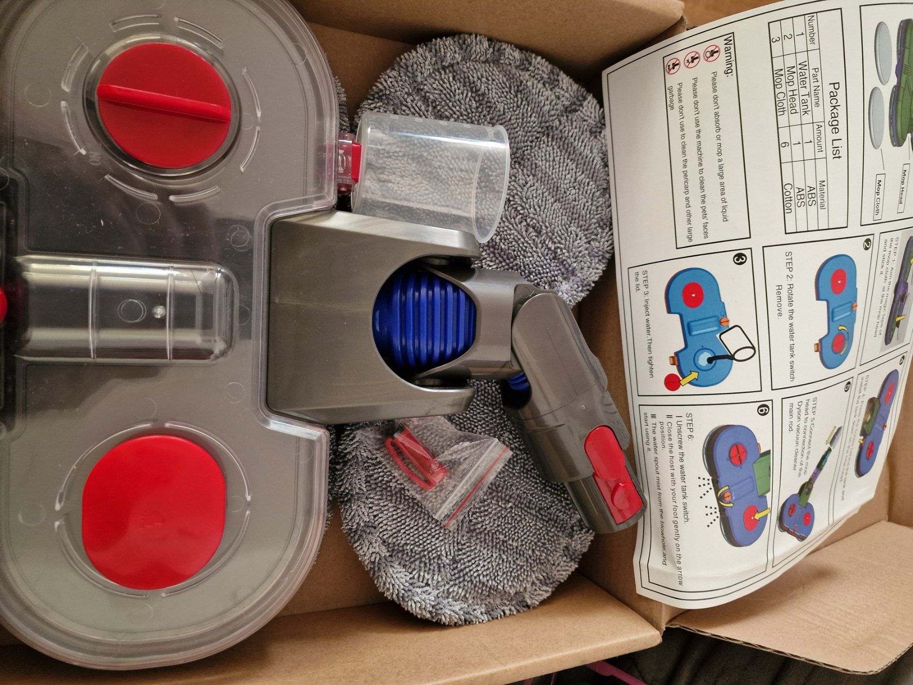 Dyson Staubsauger & Zubehör: Wischaufsatz für Dyson – Neu und originalverpackt aus Amlikon-Bissegg von Ruedis22