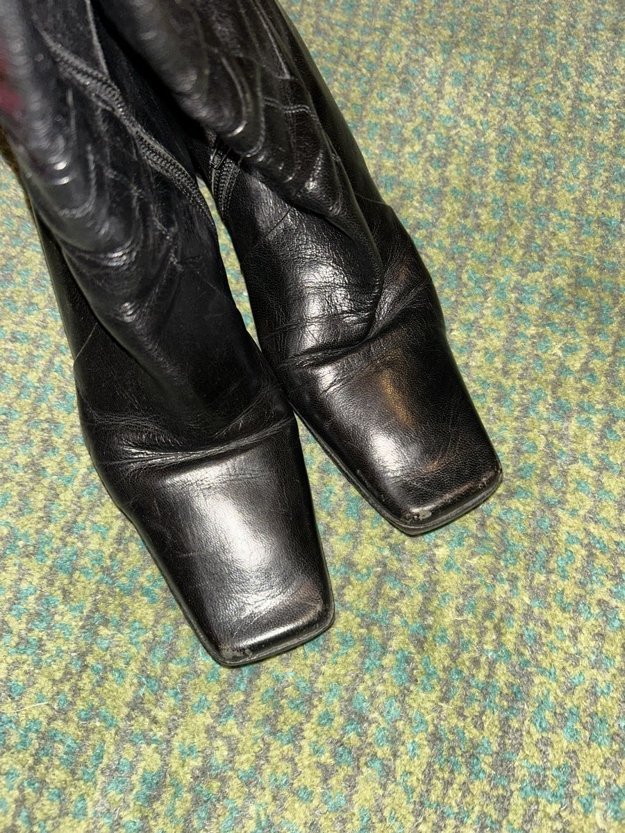Damenschuhe: Schwarze Lederstiefel – Gebraucht aus Zürich von tmayfur 3