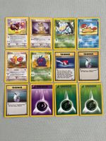 Pokémon Karten Lot 12x Deutsch Base Set & Jungle