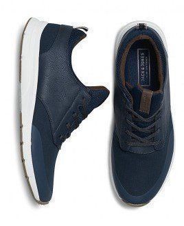 Jack & Jones Scarpe da uomo: Sneakers Mixed Navy Blazer - Jack & Jones – Nuovo e nell'imballaggio originale da Meyrin venduto da fashion-outlet 2
