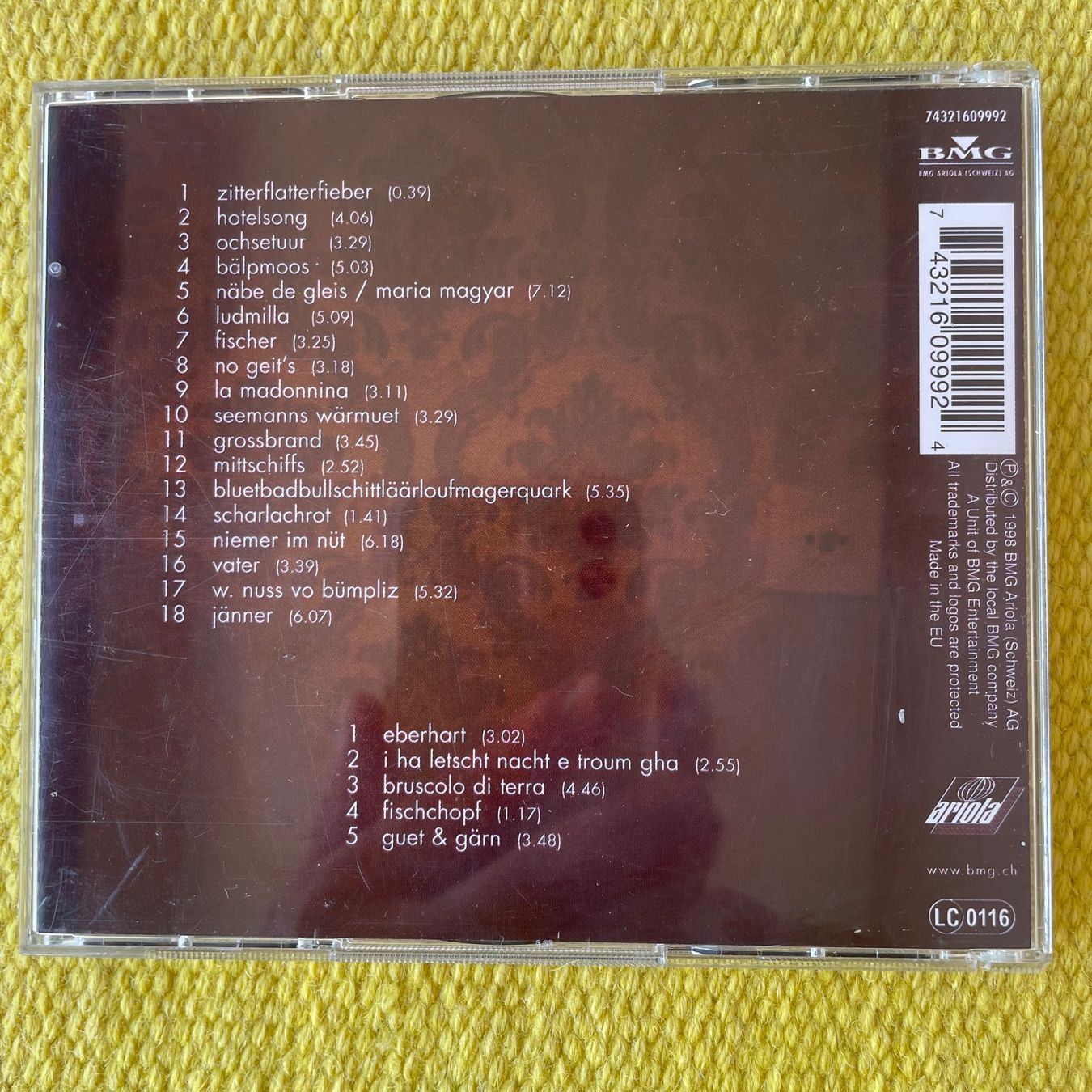 CD: PATENT OCHSNER-2CD WILDBOLZ&SÜSSTRUNK – Usato da Rorschacherberg venduto da CD-Roli 1