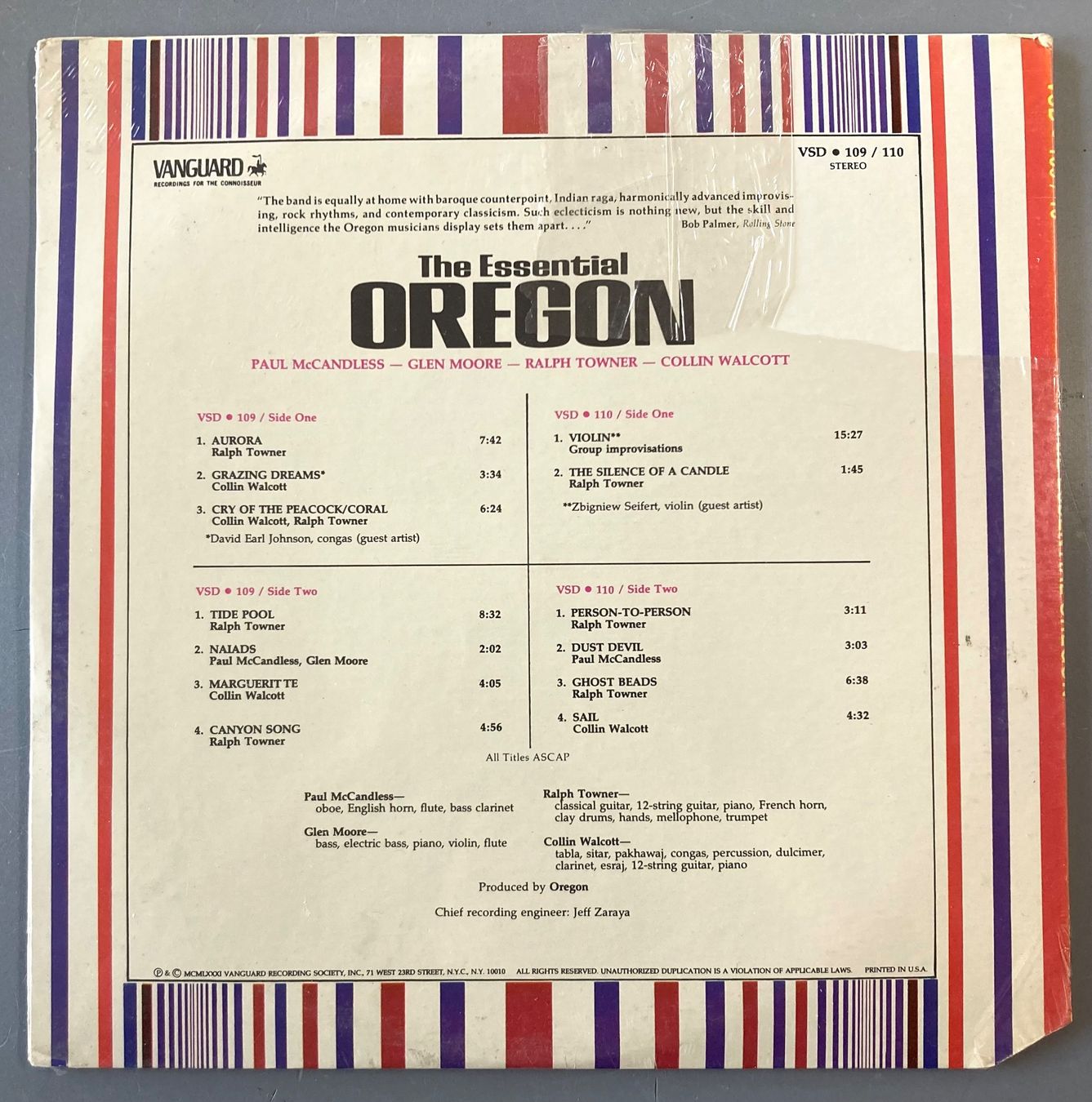 Dischi in vinile: OREGON - ESSENTIALS OREGON – Nuovo e nell'imballaggio originale da Poliez-Pittet venduto da Newtown-Records 1