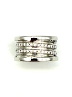 BVLGARI. Collection "B.zero1", bague or et diamants