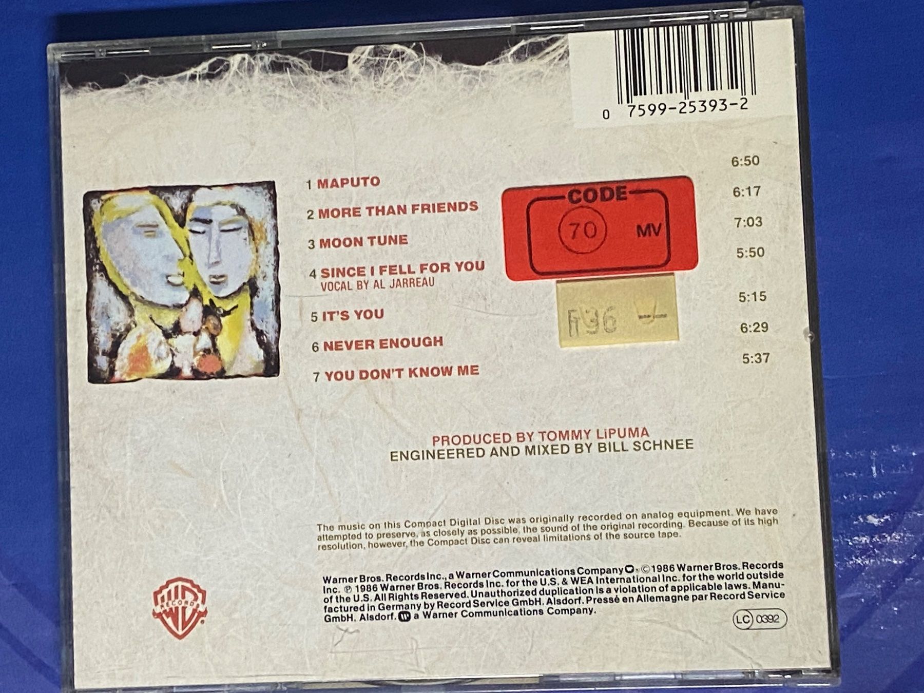 CDs: Bob James David Sanborn – D'occasion à Muri b. Bern par AdidasCollector 1
