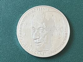 Frankreich 100 Francs 1992 Silber (.900)Jean Monnet
