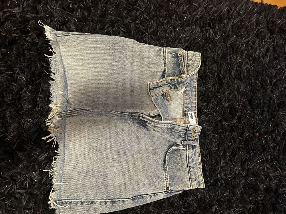 Jupe En Jean Orange Zara Taille 40 - Modèle TOP 419 - Très Bon état