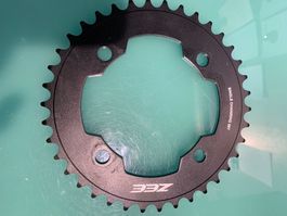 Fahrrad Kettenblatt Shimano Zee 38T schwarz gebraucht