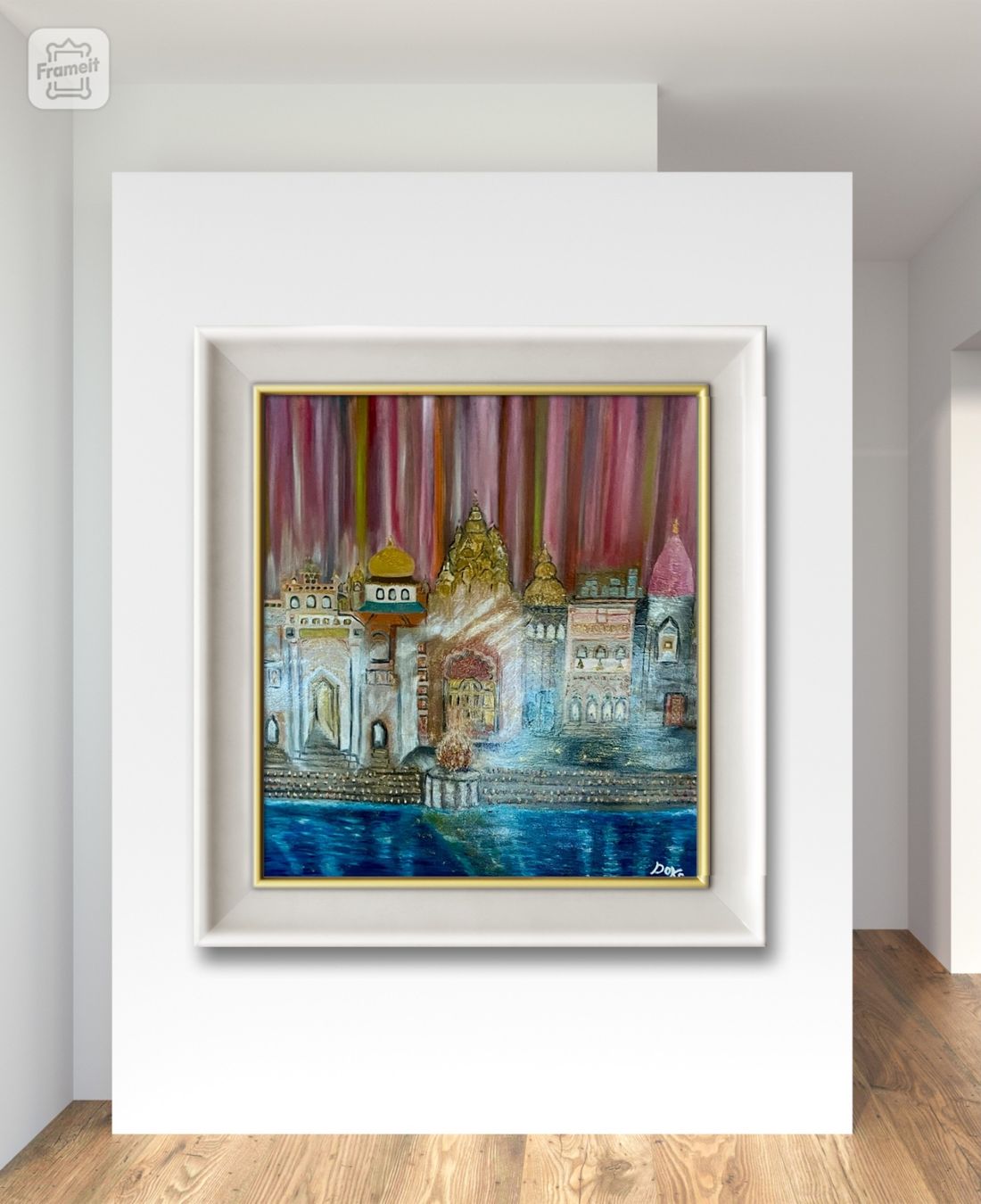 Foto & Immagini: Oil Bild Indien Varanasi/Kunst Doks – Nuovo e nell'imballaggio originale da Beromünster venduto da dok_b8mf