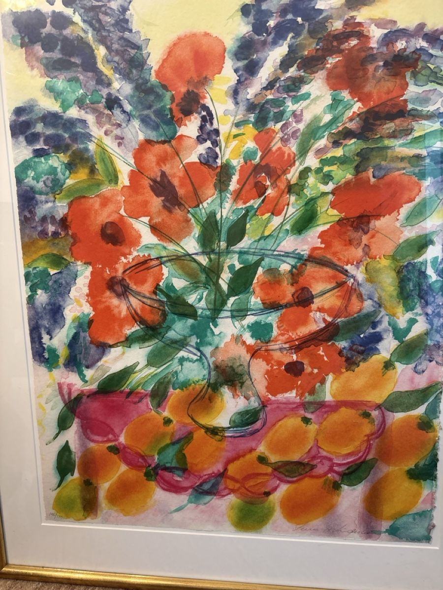 Grafica & Litografie: Mohnblumen Farblithografie von L. Linderholm – Nuovo (secondo la descrizione) da Gattikon venduto da mo.suter 1