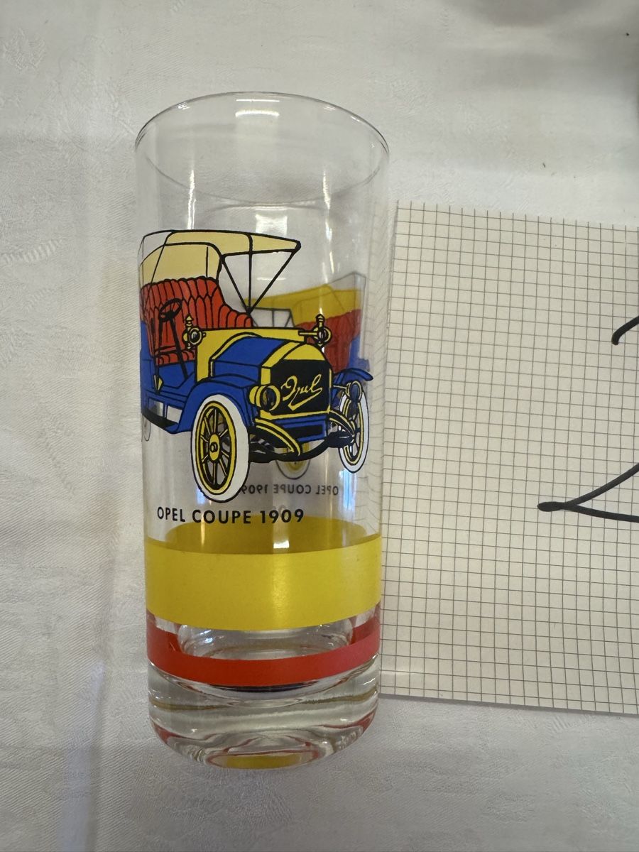 Bicchieri: Vintage-Trinkgläser mit Oldtimer-Motiven. – Usato da Gränichen venduto da onkel_xxl 4