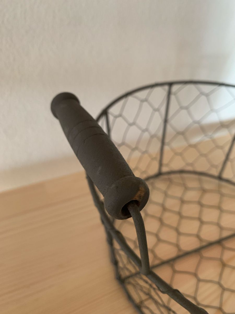 Altro per la casa: Drahtkorb mit Griffen, Dekokorb – Usato da Zürich venduto da Leonieonie. 3