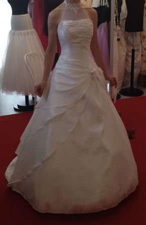 Hochzeitskleid A-Linie Grösse S/M