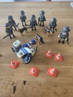 Playmobil Polizei Set mit Figuren Motorrad und Hunden
