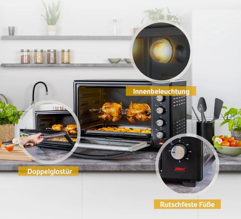 Forni: Minibackofen 60L 2000 W Premium-X – Nuovo e nell'imballaggio originale da Amriswil venduto da JaJa-Express 5