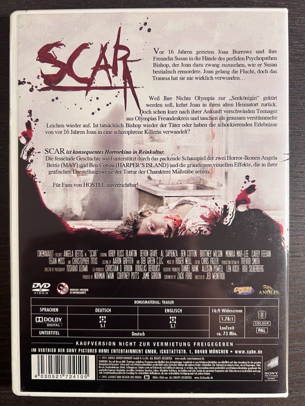 Tutti i DVDs: Scar – Usato da Zürich venduto da FilmFreunde 1