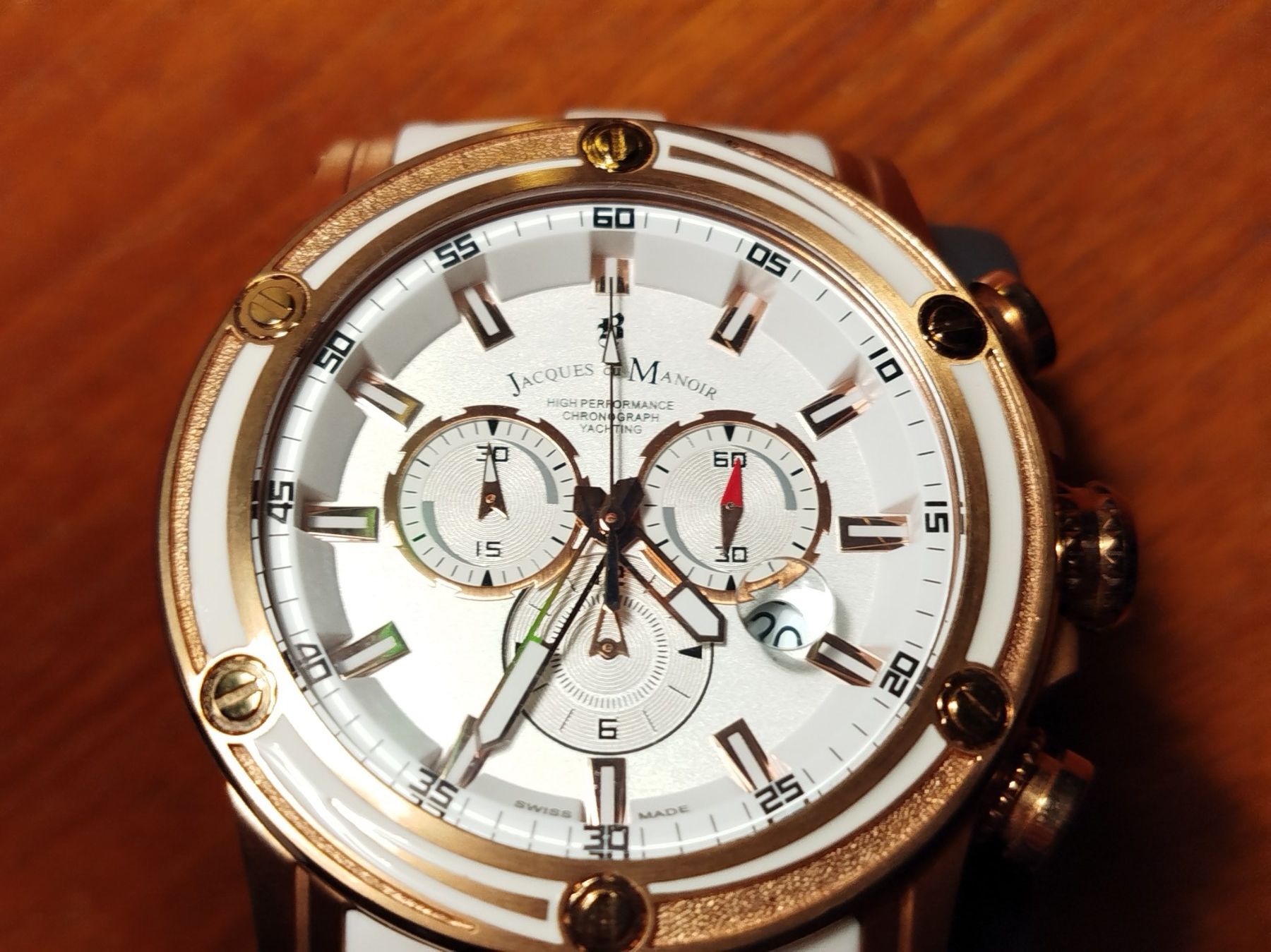 Orologi: JAQUES du MANOIR Chronometer 316L – Nuovo (secondo la descrizione) da Zug venduto da Robert0125 1