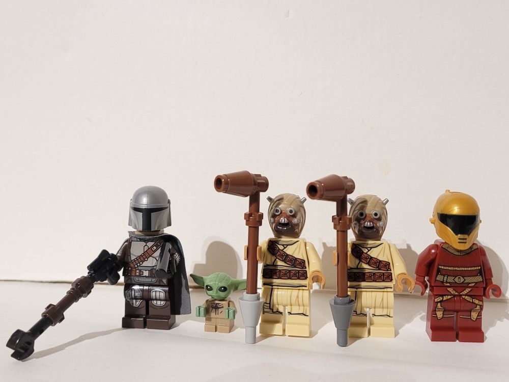 Minifigures Lego Star Wars: Mandalorian, Tusken, Baby Yoda 2