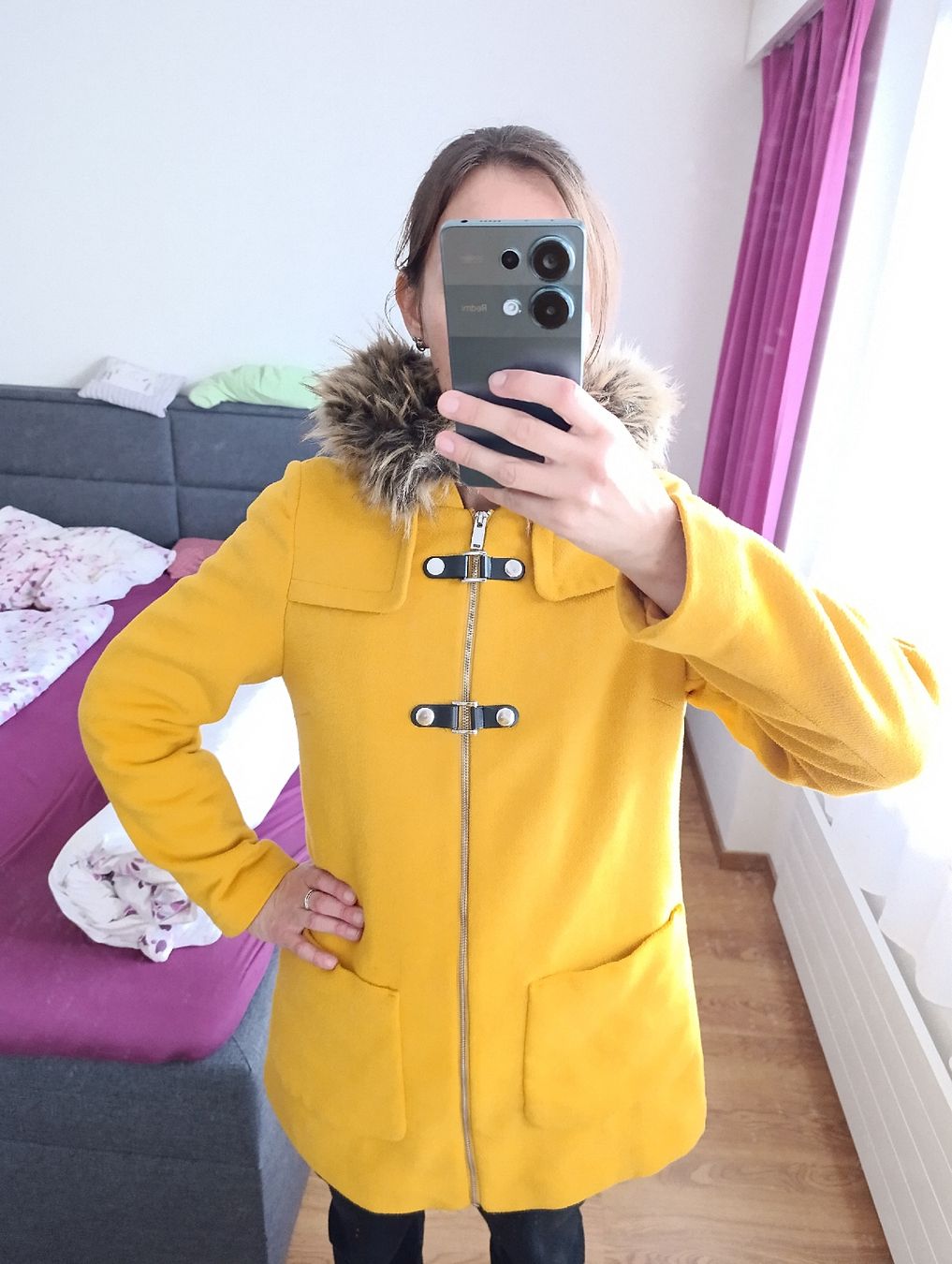Esprit Cappotti: Esprit Damen Wintermantel gelb Gr. M – Usato da Stans venduto da Shidochir 5