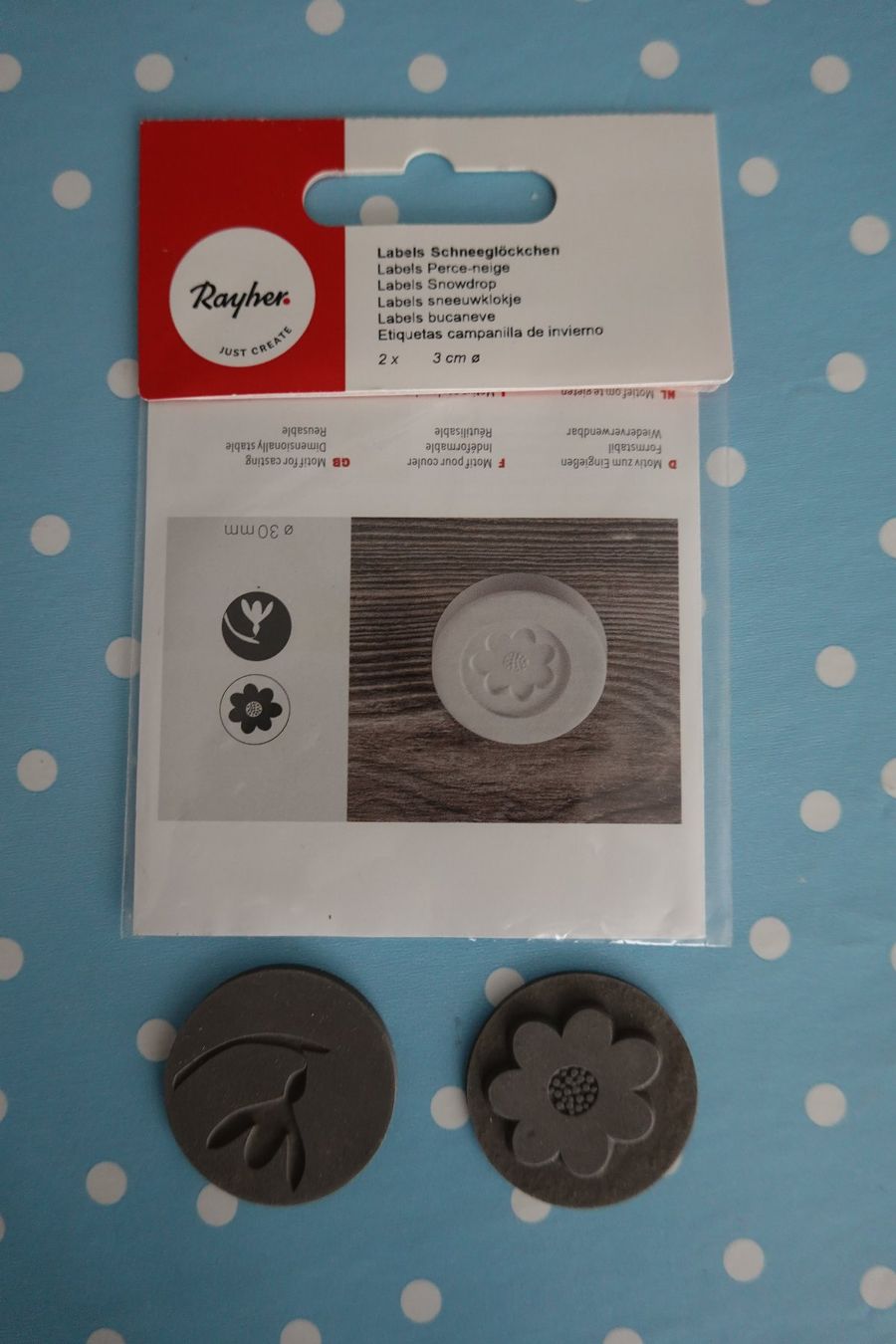 Rayher Kit bricolage: Rayher Motiv "Schneeglöckchen" + 'Blume' Basteln – Nuovo e nell'imballaggio originale da Jona venduto da simongarden 4
