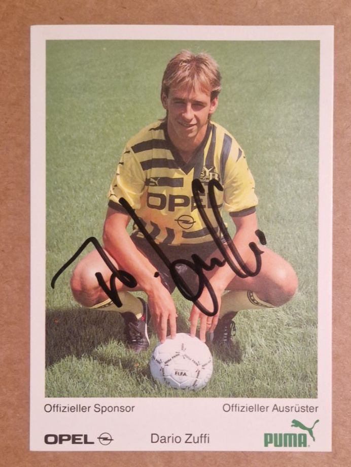 Autografi: Dario Zuffi - handsignierte Autogrammkarte - Session 88/89 – Usato da Menziken venduto da Autogramme
