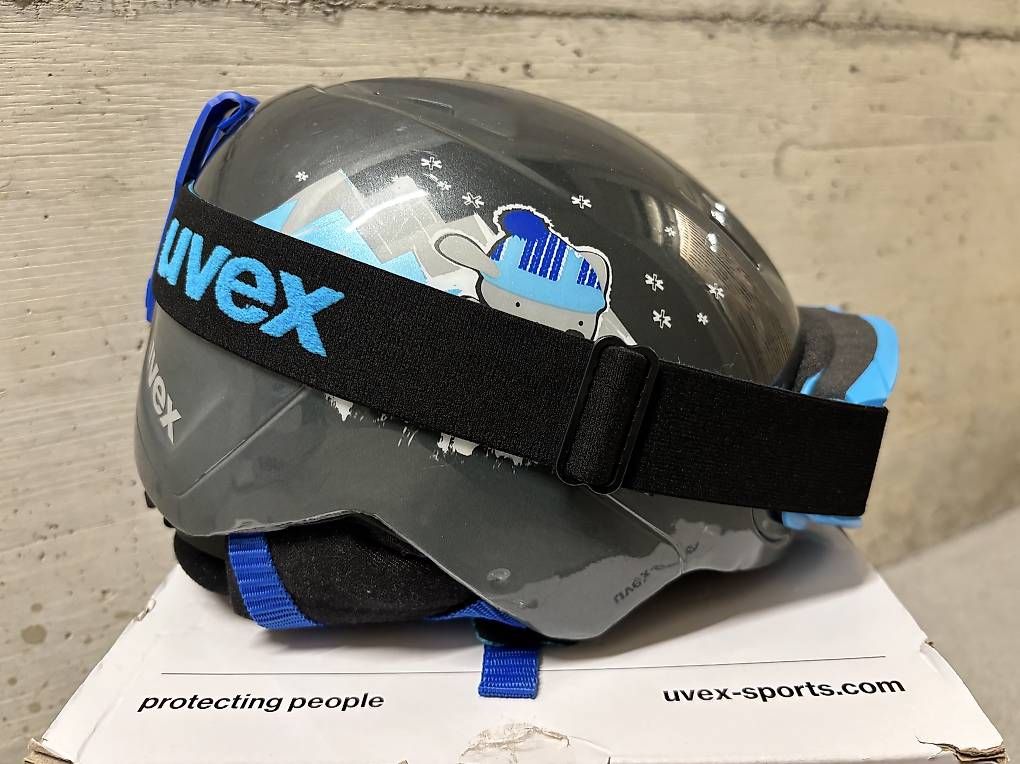 Helme: Kinder-Skihelm + Brille Uvex, Grösse 51-55 – Gebraucht aus Zürich von vir_6dgr 1