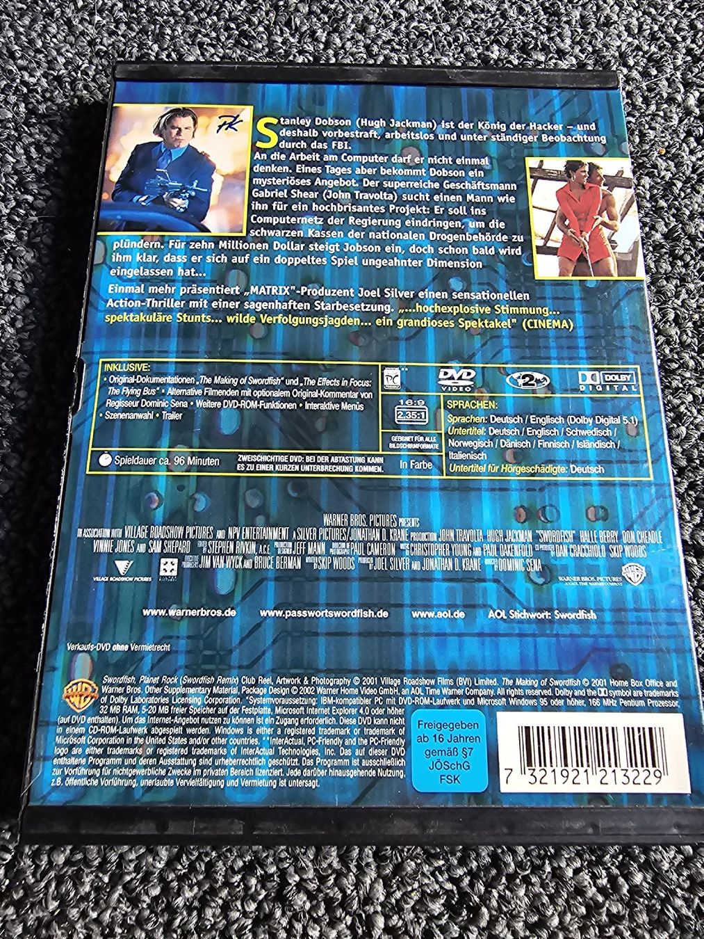 Tutti i DVDs: DVD Passwort Swordfish (23182) – Usato da Ruswil venduto da jan_bxl5 1