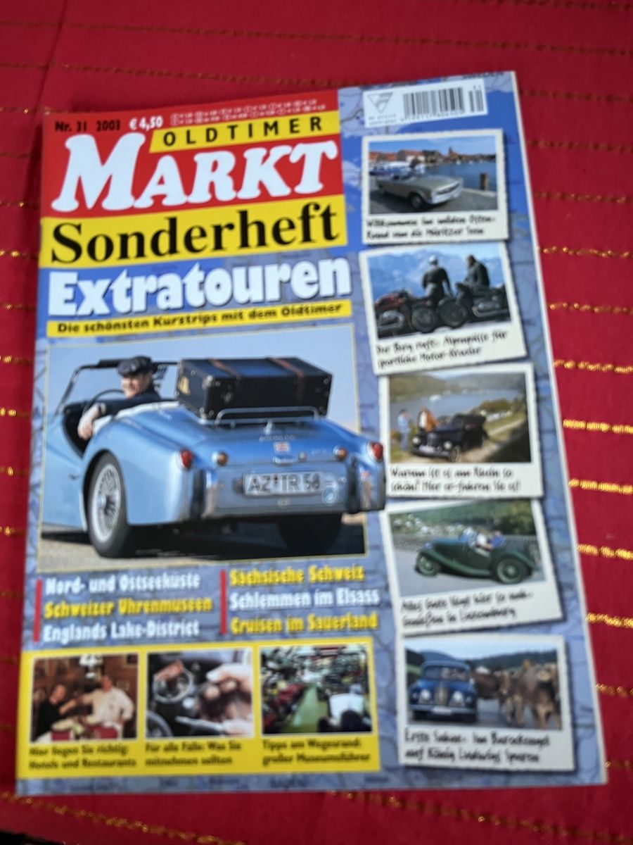 Autos: Oldtimer Markt/Sonderheft/ Extratouren mit Pagode – Gebraucht aus hunzenschwil von Oldipark