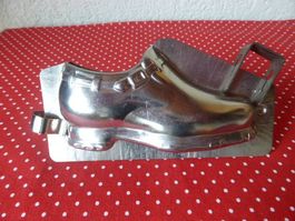 Alte Blech Schokoladen Giessform Motiv Schuh
