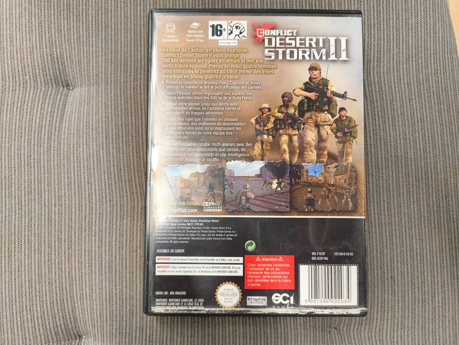 Nintendo Jeux: Conflict Desert Storm 2 Nintendo Game Cube – D'occasion à Giubiasco par Ticinerd 1