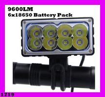 Fahrradlicht 9600LM 8xT6 LED 18650