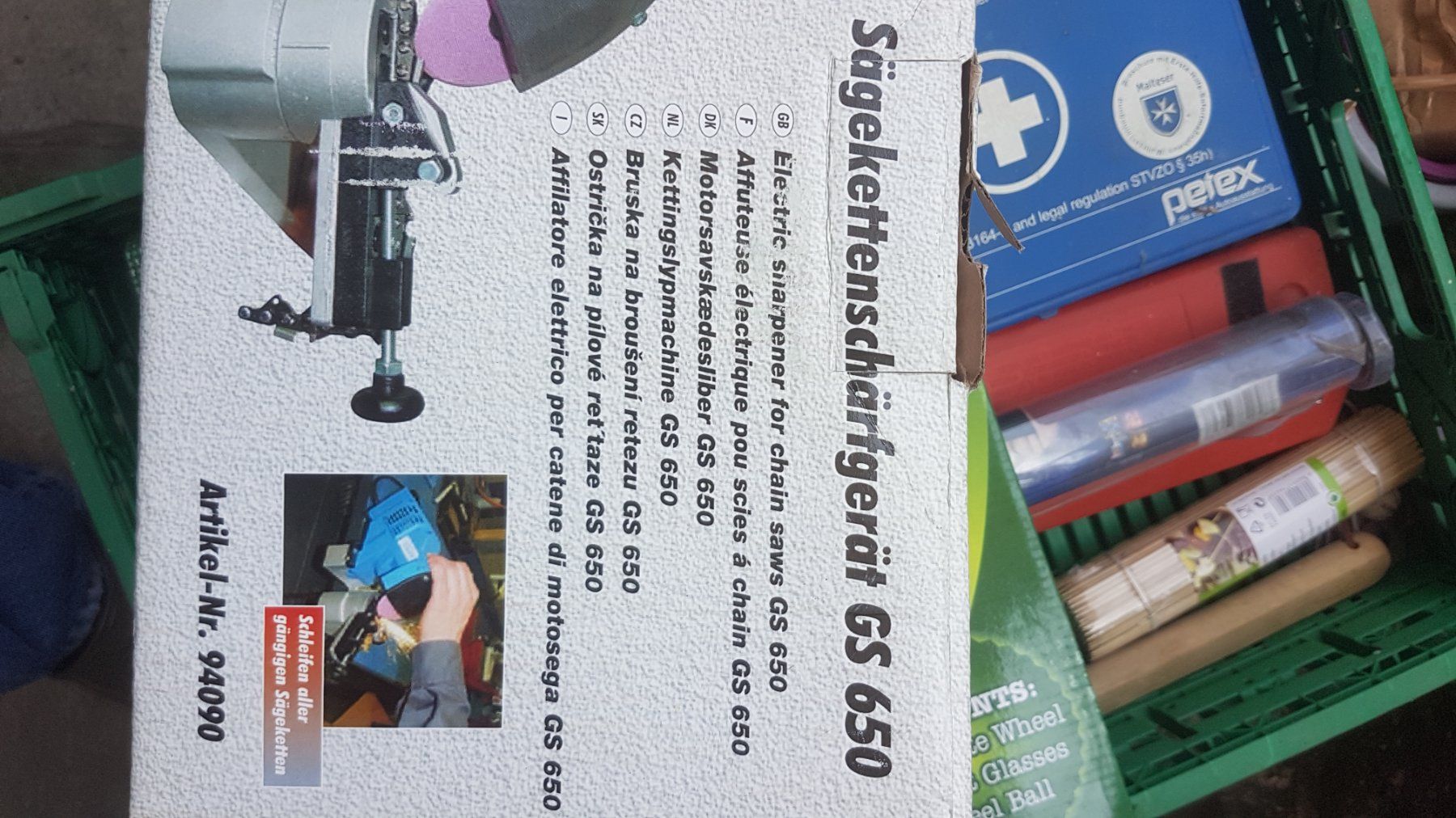 Smerigliatrici & Lucidatrici: Kettensàgeschàrfapperat – Nuovo (secondo la descrizione) da Wängi venduto da Koebi62
