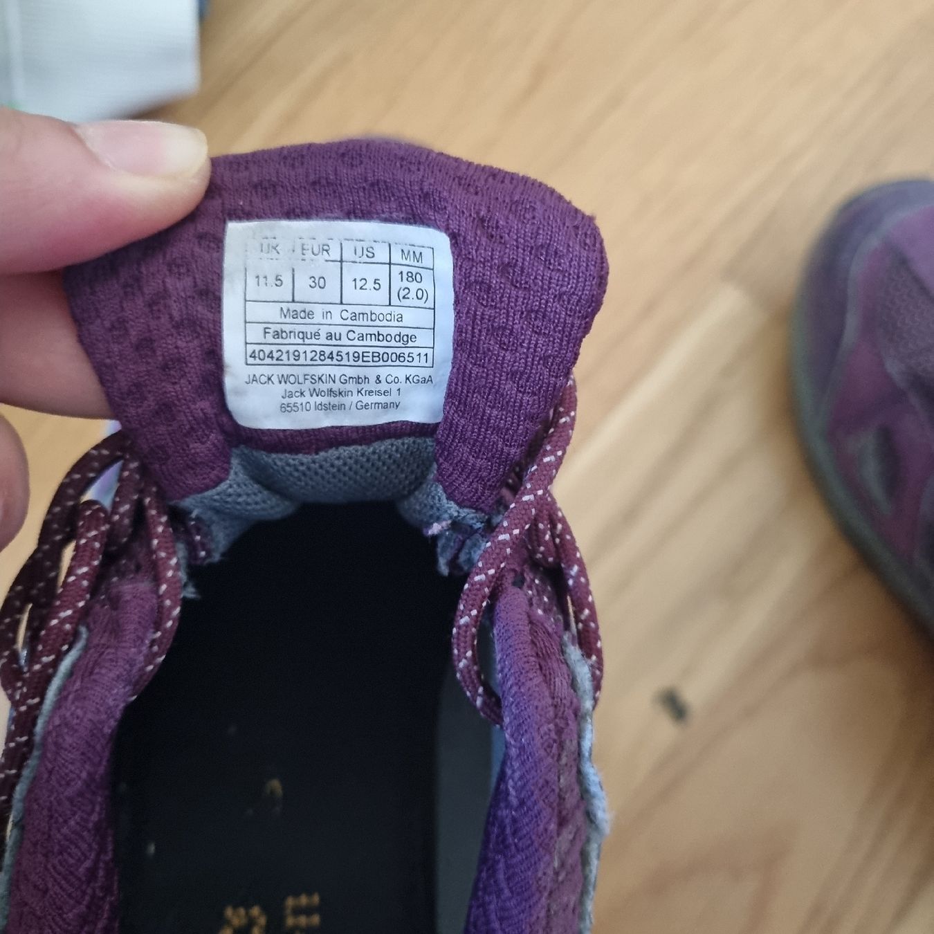 Jack Wolfskin Scarpe per ragazze: Jack Wolfskin Wanderschuhe Gr.30 Lila – Usato da Luzern venduto da par_bf9c 3