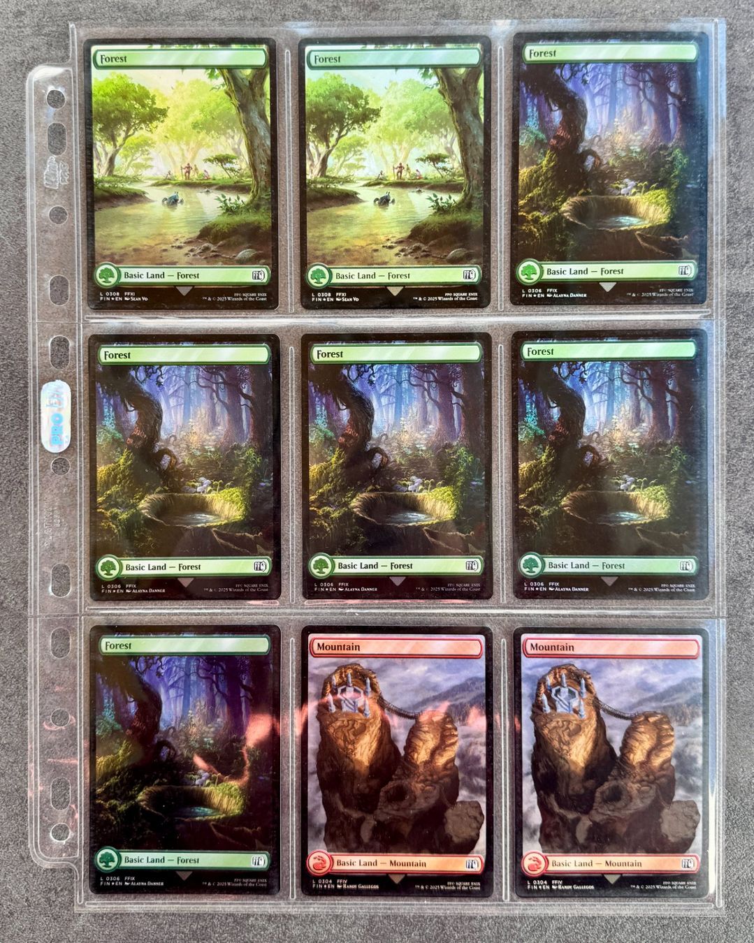 Magic The Gathering Carte collezionabili: 42 Fullart Foil Basics FINAL FANTASY NM – Usato da Rechthalten venduto da hosme_be 2