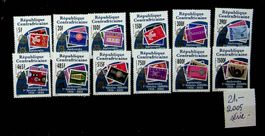 CENTRAFRIQUE  SÉRIE TIMBRES NEUFS** 2005 COTE 21 EUROS /U476