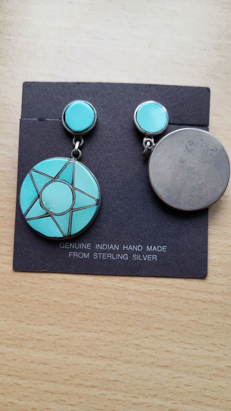 Orecchini pendenti & Orecchini a lobo: Indianer Ohrstecker – Nuovo (secondo la descrizione) da Rheineck venduto da Bgaragesale 2