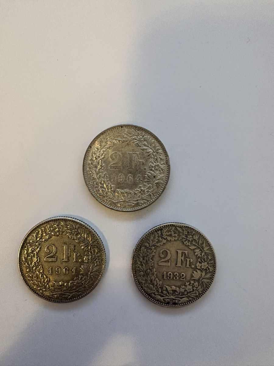 Tutti le monete: 2Fr 1932 1964 1961 – Usato da Murten venduto da Tzaugg 1