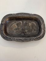 G 728 ) Vintage Zinn Aschenbecher Paris