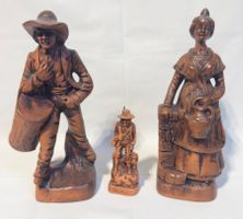 Statues en terre cuite de Francis Lascour