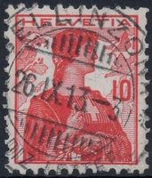 BELLINZONA 26.IX.13 - Vollstempel auf Helvetia Brustbild